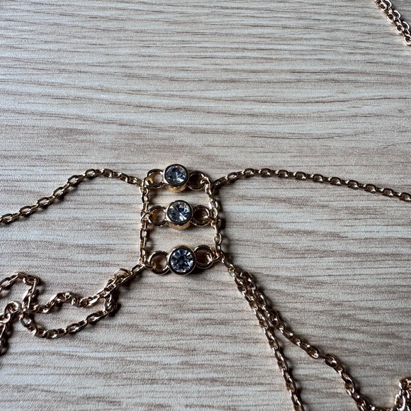 Honey Birdette - Makara Black Bra and Gold Chains - 32D - Picture 9 of 11